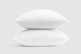Cotton Percale Pillowcase Set - White / Standard / Queen