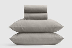 Linen-Cotton Sheet Set - Dove Grey / Twin