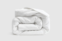 Linen-Cotton Duvet Cover - White / Full/Queen