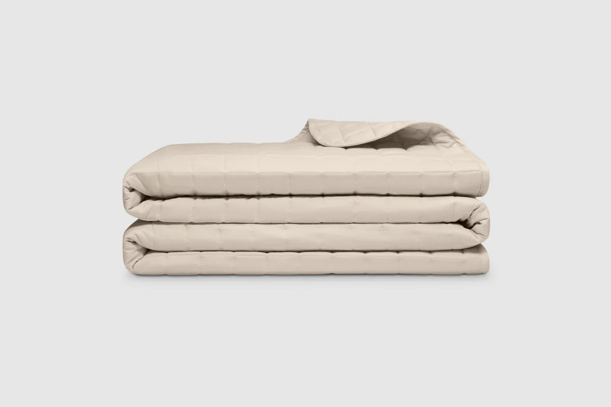 Quilted Blanket - Silver Blue / Full/Queen