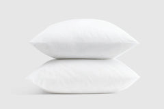 Cotton Percale Pillowcase Set - White / Standard / Queen