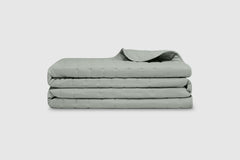 Quilted Blanket - Silver Blue / Full/Queen
