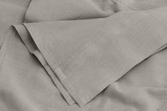 Linen-Cotton Flat Sheet - Buttercream / Queen